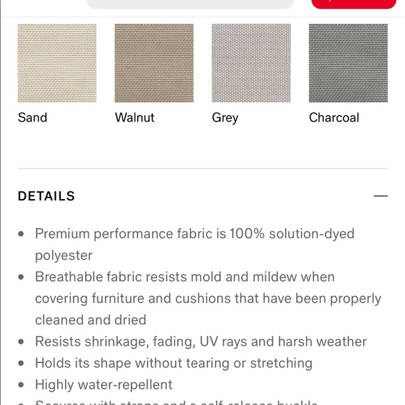 Restoration Hardware (RH) Costa 4 seat sofa cover - Picture 4 of 5